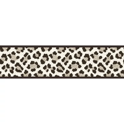 Casadeco ocelot mintás bézs vlies bordűr Ocelot Beige Ficelle 8 cm X 6 m