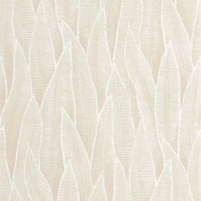 Casadeco krém szanzavéra levélmintás vlies tapéta Sansevieria Blanc Craie 53 cm X 10 m