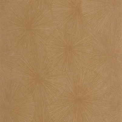 Casadeco sötét arany napmintás vinyl tapéta Helios Dore 53 cm X 10 m