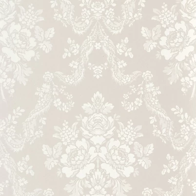 Casadeco szürkés bézs barokk mintás vlies tapéta Pompadour Gris Perle 53 cm X 10 m