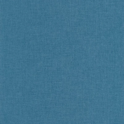 Caselio Lenvászon hatású élénk kék vinyl tapéta Uni Mat Bleu Jean 53 cm X 10 m