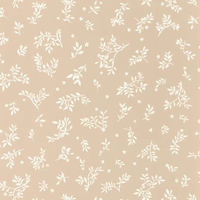 Caselio Romanitkus apró virágos bézs vinyl tapéta Callisto Sable 53 cm X 10 m