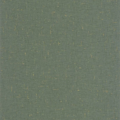 Caselio Szövet hatású zöld vinyl tapéta metál fénnyel Gaze Metal Vert Eucalyptus Dore 53 cm X 10 m