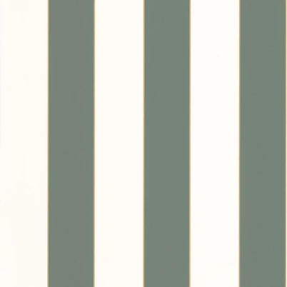 Caselio Elegáns csíkos zöld vinyl tapéta arany széllel Moonlight Golden Lines Vert Eucalyptus Blanc 53 cm X 10 m