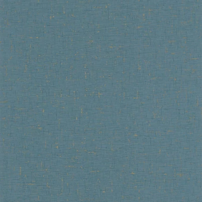 Caselio Szövet hatású kék vinyl tapéta metál fénnyel Gaze Metal Bleu Canard Or 53 cm X 10 m