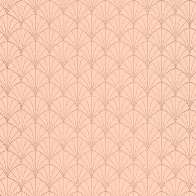 Caselio Pálma mintás art deco rózsaszín-arany vinyl tapéta Edgar Rose Or 53 cm X 10 m