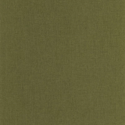 Caselio Lenvászon hatású keki zöld vinyl tapéta Uni Mat Vert Kaki 53 cm X 10 m