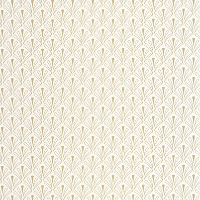 Caselio Palmetta mintás art deco bézs-arany vinyl tapéta Abundance Beige Dore 53 cm X 10 m