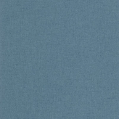 Caselio Lenvászon hatású kék vinyl tapéta Uni Mat Bleu Ouragan 53 cm X 10 m