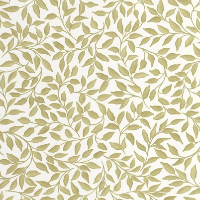 Caselio Modern levél mintás keki zöld vlies tapéta Printemps Vert Kaki 53 cm X 10 m