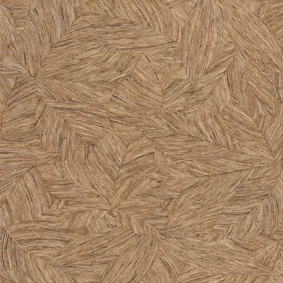 Caselio Texturált elegáns barna vinyl tapéta Archipel Marron 53 cm X 10 m