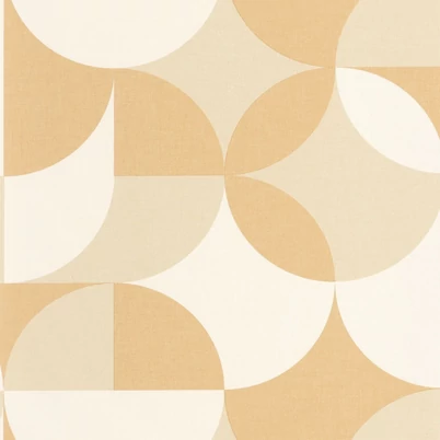 Caselio Geometriai mintás retro bézs vinyl tapéta Charly Beige 53 cm X 10 m