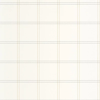 Caselio Kockás bézs vinyl tapéta Fine Lines Jaune Bleu 53 cm X 10 m