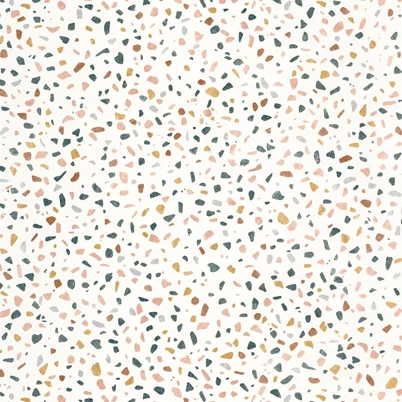 Caselio Kő töredék mintás modern színes vinyl tapéta konyhába Granito Multicouleurs 53 cm X 10 m