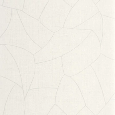 Caselio Absztrakt mintás raffia hatású fehér vinyl tapéta Melody Blanc 53 cm X 10 m