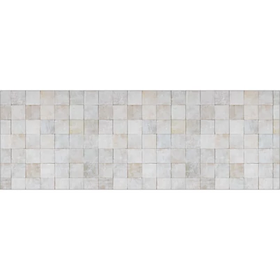 Caselio Csempe hatású modern bézs vinyl bordűr konyhába Sand Dust Beige 53 cm X 6 m