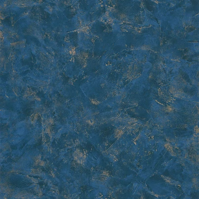 Caselio Elegáns texturált kék vinyl tapéta arany fénnyel Patine Uni Bleu Nuit Or 53 cm X 10 m