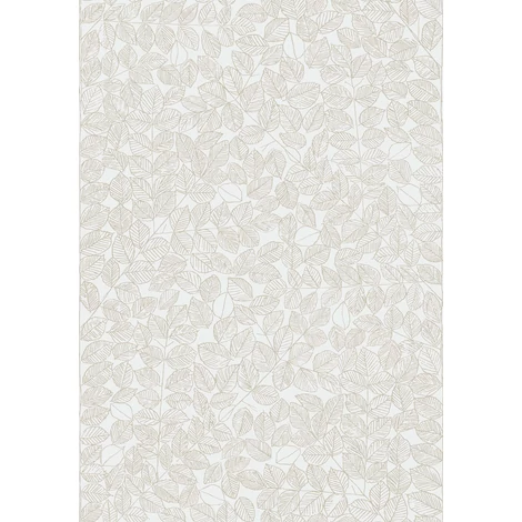 Boras Monokróm levélmintás bézs vlies tapéta Viola Gråsten Romans Beige 53 cm X 10 m