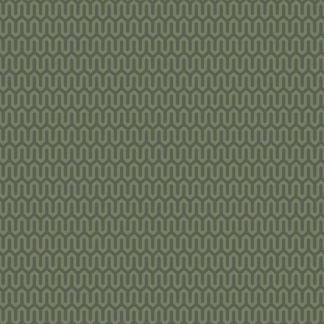 Boras Geometriai mintás modern zöld vlies tapéta Arne Jacobsen Ypsilon Green 53 cm X 10 m