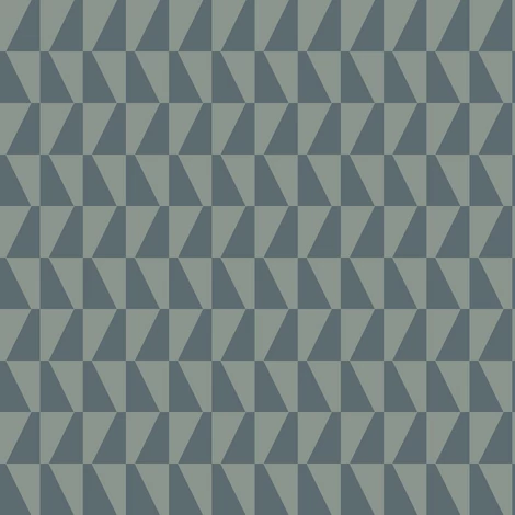 Boras Geoemtriai mintás modern kék vlies tapéta Arne Jacobsen Trapez Blue 53 cm X 10 m