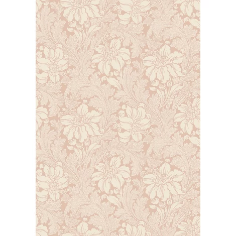 Boras Vintage virágos rózsaszín vlies tapéta Acanthus Pink 53 cm X 10 m