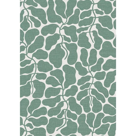 Boras Modern levélmintás zöld vlies tapéta My Secret Garden Green 49 cm X 10 m
