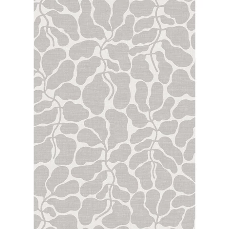 Boras Modern levélmintás szürke vlies tapéta My Secret Garden Grey 49 cm X 10 m