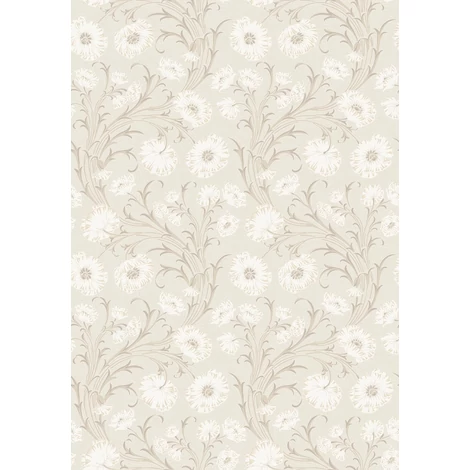 Boras Pipacsos romantikus bézs vlies tapéta Poppy Flow Beige 53 cm X 10 m