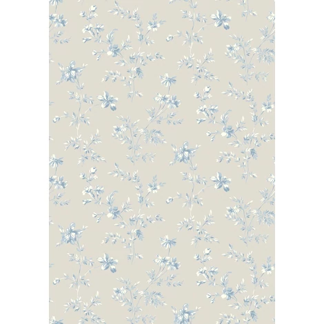 Boras Klasszikus virág mintás bézs vlies tapéta Ängsblomma Beige 53 cm X 10 m