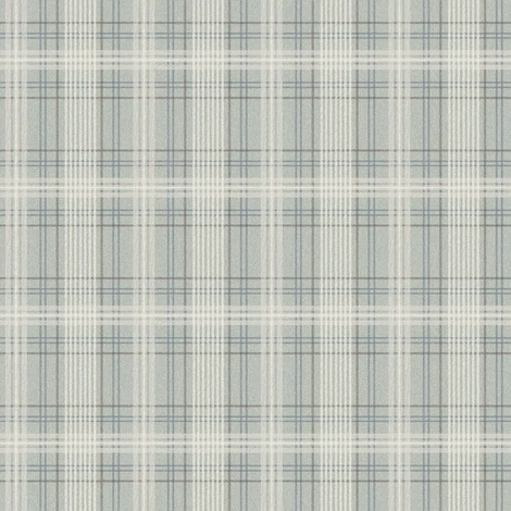 Boras Skót kockás türkiz vlies tapéta Tailor´s Tweed Turquoise 53 cm X 10 m