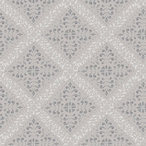 Boras Klasszikus csempe mintázatú szürke vlies tapéta Nyborg Grey 53 cm X 10 m