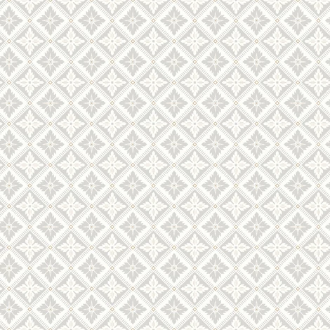 Boras Skandináv rácsos fehér vlies tapéta Loka White 53 cm X 10 m