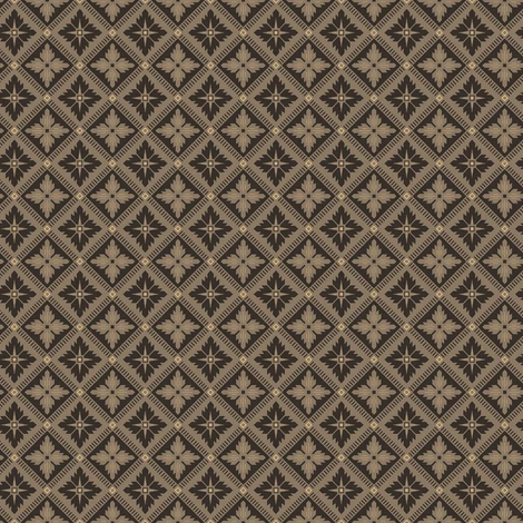 Boras Skandináv rácsos barna vlies tapéta Loka Brown 53 cm X 10 m