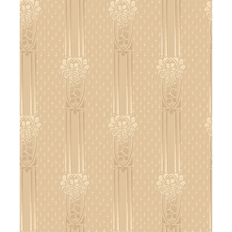 Boras Klasszikus sárga vlies tapéta görög oszlopokkal Ellen Yellow 53 cm X 10 m