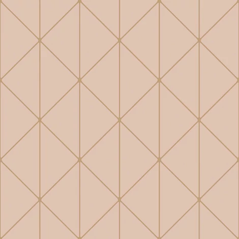 Boras Geometriai mintás glamúr rózsaszín vlies tapéta Diamonds Pink 53 cm X 10 m
