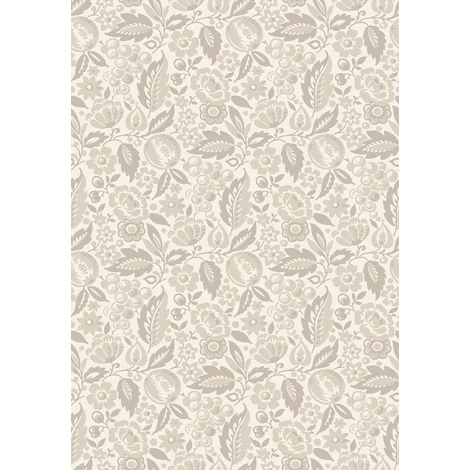 Boras Klasszikus gyümölcs mintás bézs vlies tapéta Elise Beige 53 cm X 10 m