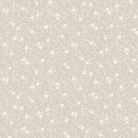 Boras Apró virágos bézs vlies tapéta Myrten Beige 53 cm X 10 m