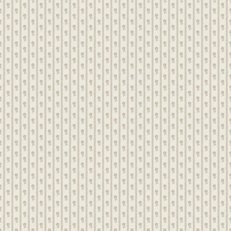 Boras Apró virágos csíkos bézs vlies tapéta Lilla Lyckan Beige 53 cm X 10 m