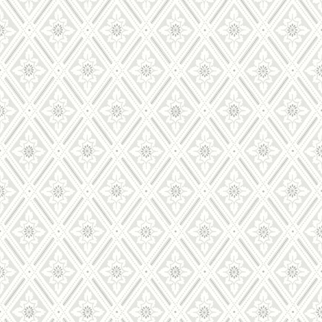 Boras Vintage szürke vlies tapéta Ester Grey 53 cm X 10 m