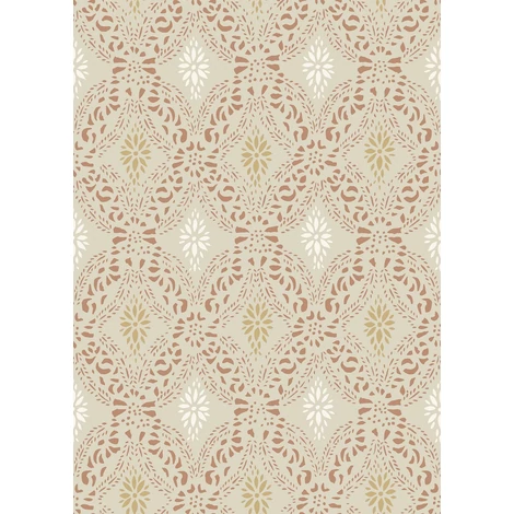 Boras Klasszikus csipke hatású piros vlies tapéta Kvarnholmen Red 53 cm X 10 m