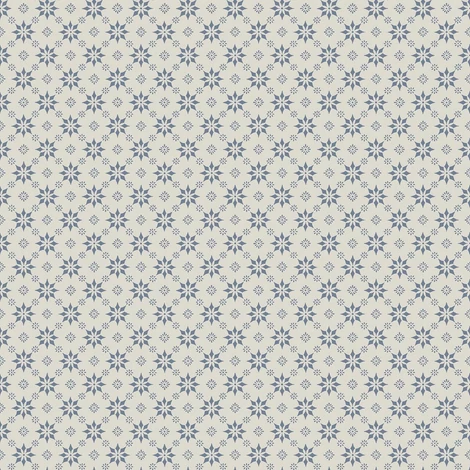 Boras Retro csillagos kék vlies tapéta Stella Blue 53 cm X 10 m