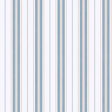 Boras Csíkos kék vlies tapéta Hamnskär Stripe Blue 53 cm X 10 m