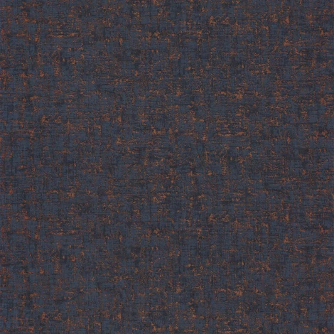 Casadeco Kopottas fal hatású modern sötétkék vlies tapéta arany fénnyel 1930 Jazz Bleu De Minuit 53 cm X 10 m