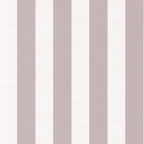 Casadeco Elegáns csíkos barna vinyl tapéta Five O'Clock Stripe Taupe 53 cm X 10 m