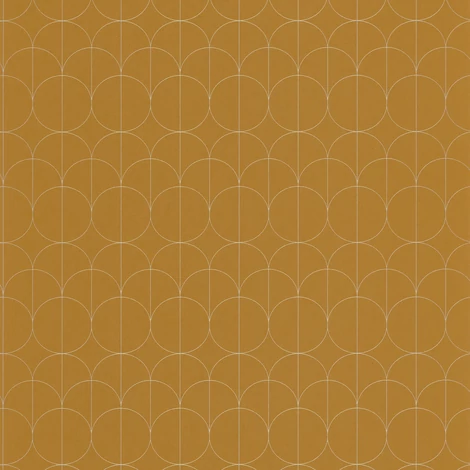 Casadeco Modern geometriai mintás sárga vlies tapéta 1930 Reflet Jaune 53 cm X 10 m