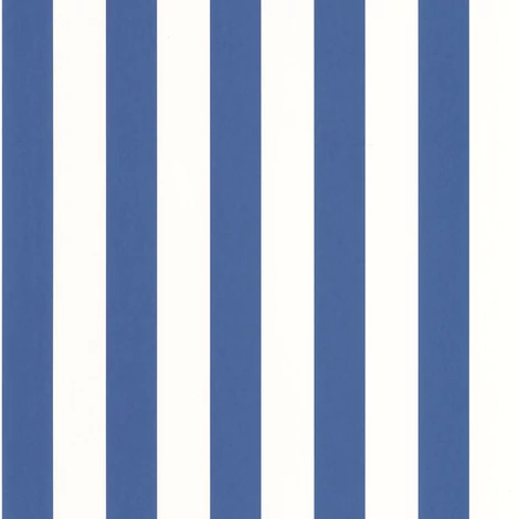 Casadeco Csíkos klasszikus kék vlies tapéta Olympe Bleu Grec 53 cm X 10 m