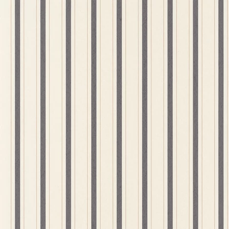Casadeco vékony csíkos fekete vlies tapéta Rayure Noir Fusain 53 cm X 10 m