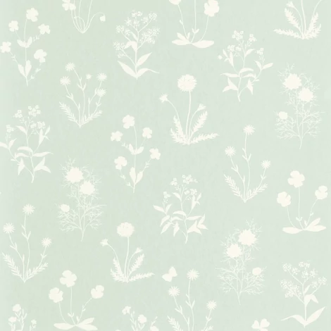 Casadeco Pitypangos romantikus zöld vlies tapéta Herbier Vert Aloe 53 cm X 10 m