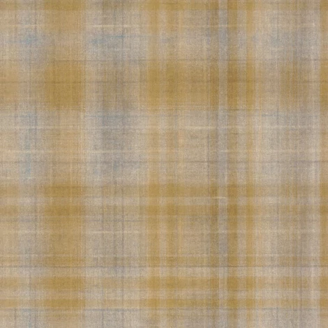 Casadeco Skótkockás szövethatású barna vinyl tapéta Tartan Beige Cognac 53 cm X 10 m