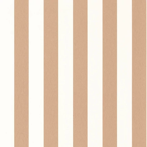 Casadeco Csíkos klasszikus barna vlies tapéta Olympe Noisette 53 cm X 10 m